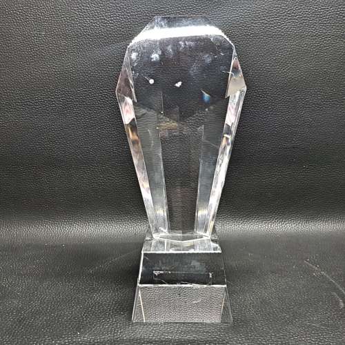 Large Unbranded Lead-glass Trophy