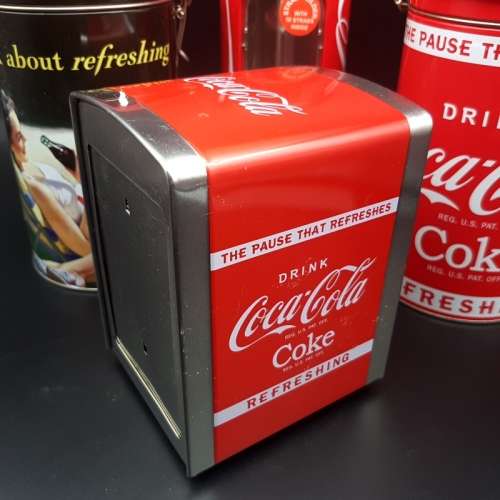 Collectible Lithographed Coca Cola Tin Collection!!!