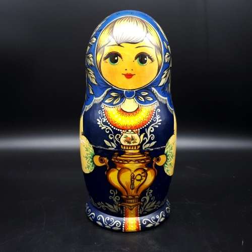 RARE!!! Oversized Highly Detailed Hand Detailed Signed Russian Nesting Doll!!!