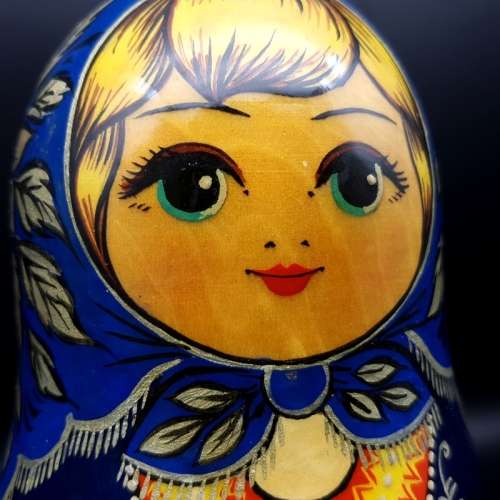 RARE!!! Oversized Highly Detailed Hand Detailed Signed Russian Nesting Doll!!!