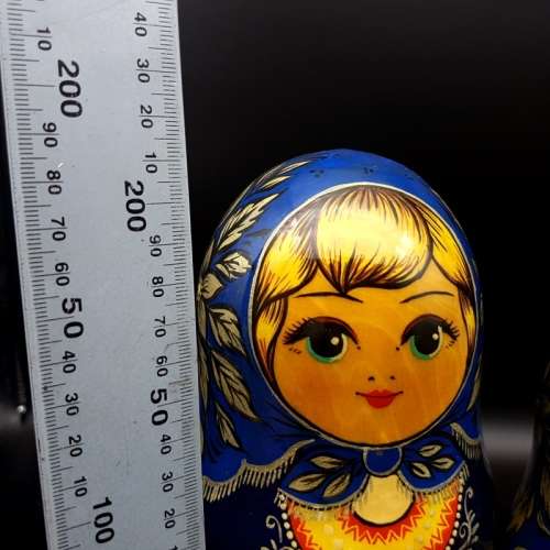 RARE!!! Oversized Highly Detailed Hand Detailed Signed Russian Nesting Doll!!!