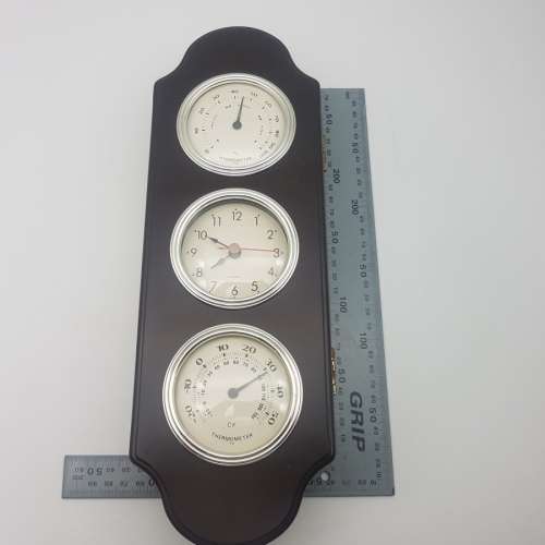 Barometer Clock and Hydrometer Combination Key Box!!!