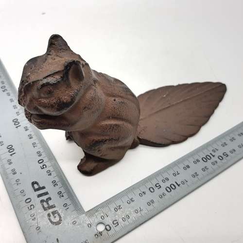 Cast Iron Squirrel Door Stop!!!