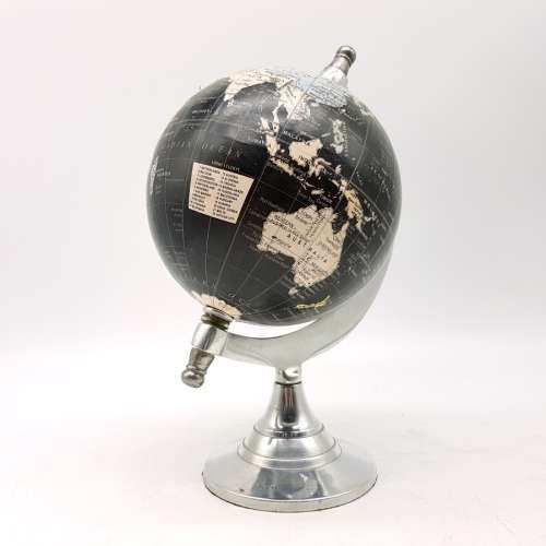 Detailed Globe on Pewter Stand!!!