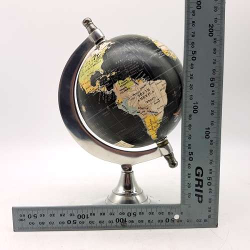 Detailed Globe on Pewter Stand!!!