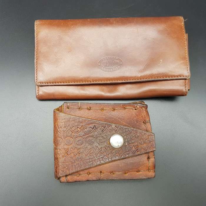 Two Original Quality Genuine Leather Wallets