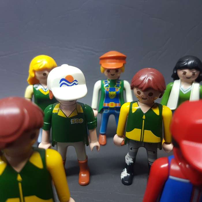 MASSIVE Original Playmobil Zoo Staff Collection!!!