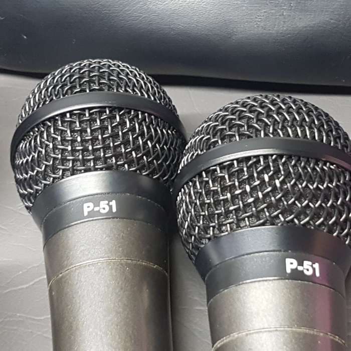 Professional FENDER P-51 Microphone Set and Carry Bag!!!