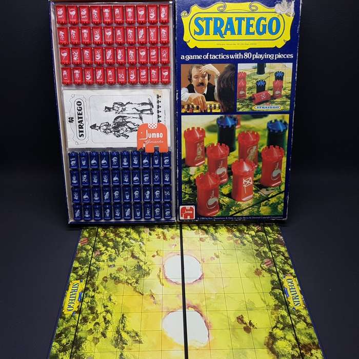 Original 1980 Vintage Stratego Board Game!!! (Boxed, Complete)