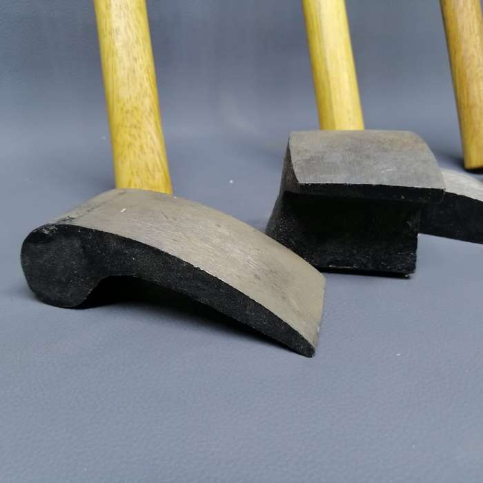 Original Cast Metal Seven Piece Hammer and Blocks - Panel Beating Set!!!
