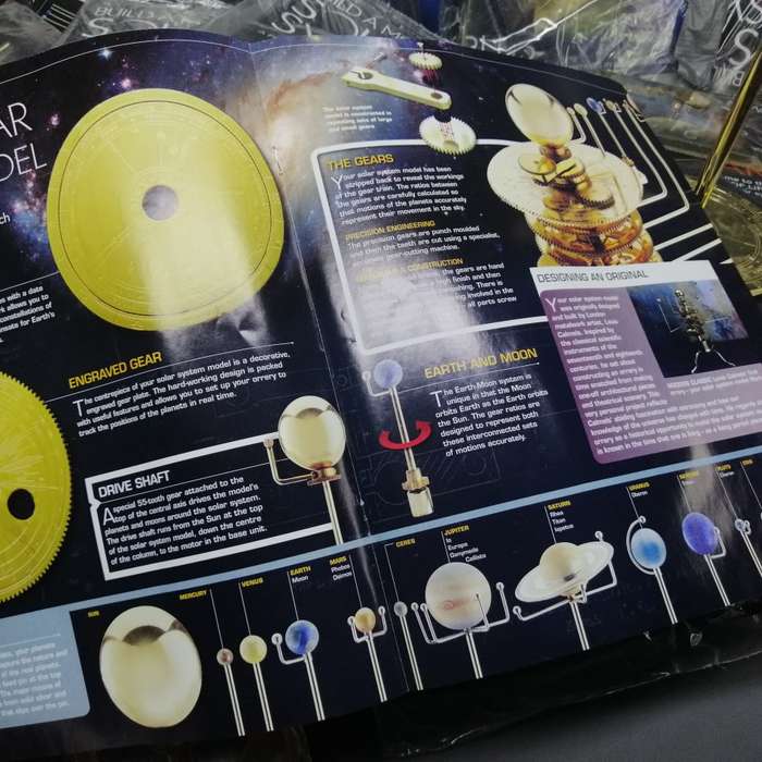 RARE!!! MASSIVE Solid Brass Solar System Building Collection (Not Sure if Its Complete(