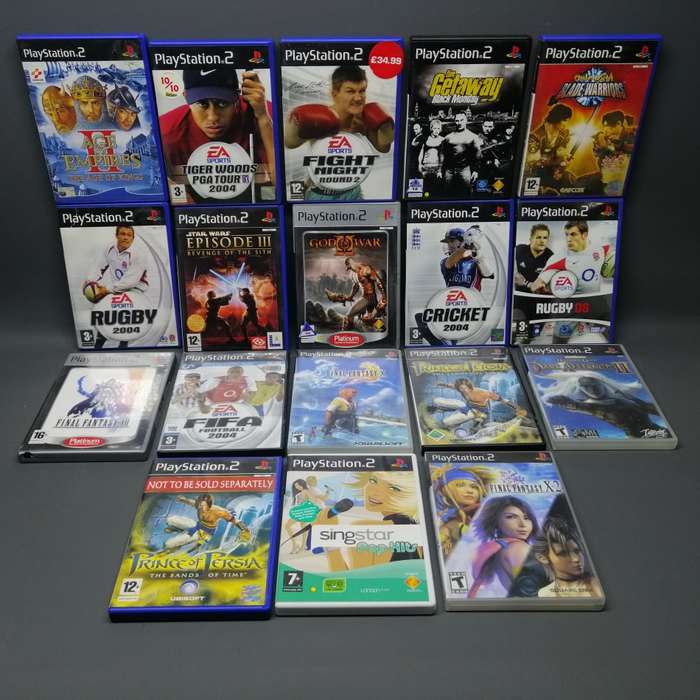 MASSIVE PlayStation 2 Games Collection!!! Bid for 18 Games!!!