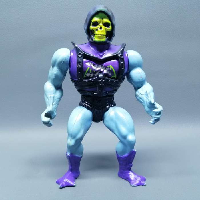 Original Vintage 1983 Mattel MOTU Skeletor Battle Armor Action Figure !!!