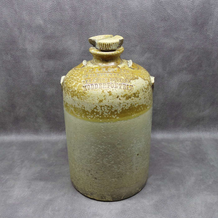SUPER RARE!!! Massive Doulton Co Modderfontein Dynamite Factory Stone Ware Jug!!! 420mm