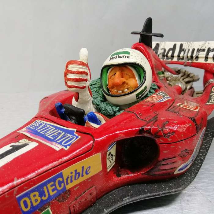 Fantastic!!! LARGE Original Limited Edition Guillermo Forchino F1 Racing Car!!! Approx. 500mm