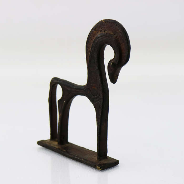 Original Antique Hand Forged Metal Horse Statue Paperweight!!!