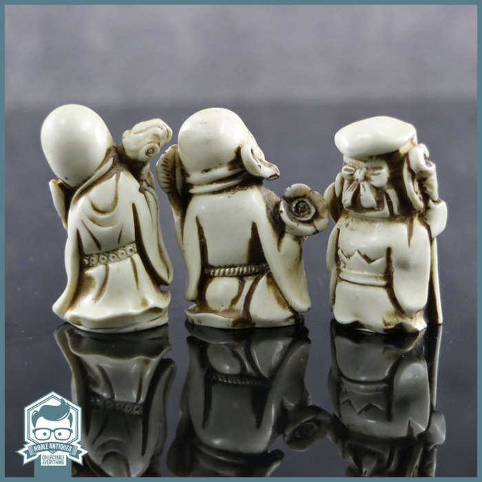 Three Oriental Wise Men Figurines - Bid for all!!!