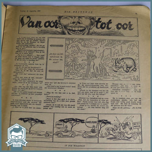 RARE!!! Die Brandwag 27 Augustus 1937