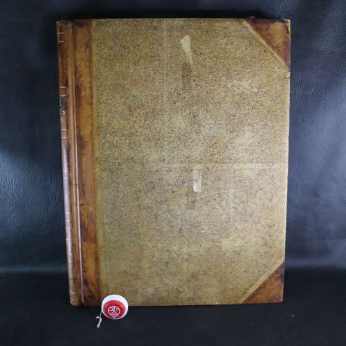 SUPER RARE!!! WWII The Times Newspaper 1940 Leather and Card Bound Collection - 62x48cm YoYo 4 Size!