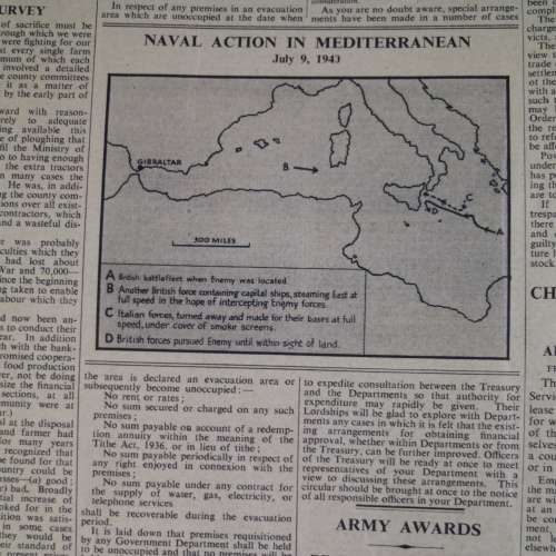 SUPER RARE!!! WWII The Times Newspaper 1940 Leather and Card Bound Collection - 62x48cm YoYo 4 Size!