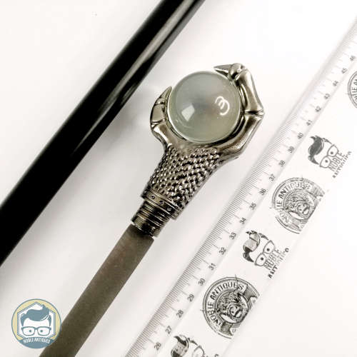 Detailed Metal Eagle Claw and Glass Ball Handle With Retractable Sword Walking Stick!!! Like New!!!
