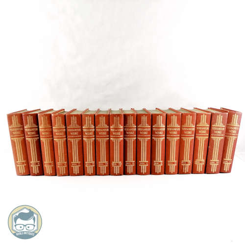 RARE!!! Original 16 Red Volume CJ Langenhoven Versamelde Werke!!!