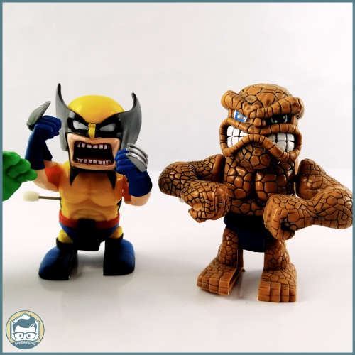 Original Vintage Wind Up Walking and Moving Super Hero Figurines!!!
