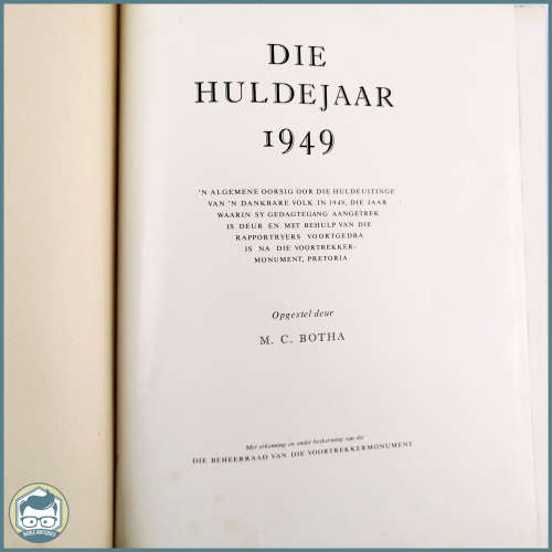 Original 1949 Leather Bound Voortrekker Die Huldejaar!!!