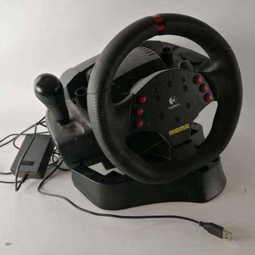 Original Logitech Momo Force Feedback Racing Wheel, Not Tested!!!