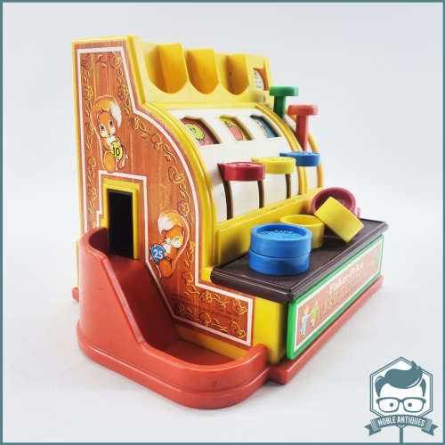 Complete Working Vintage 1974 Fisher Price Cash Register!!!