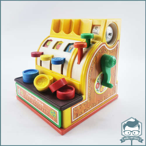 Complete Working Vintage 1974 Fisher Price Cash Register!!!