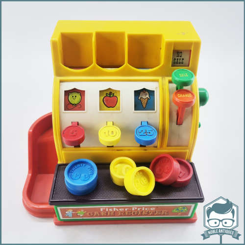 Complete Working Vintage 1974 Fisher Price Cash Register!!!