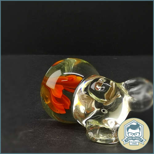 Flower Tummy Glass Piglet Paperweight!!!
