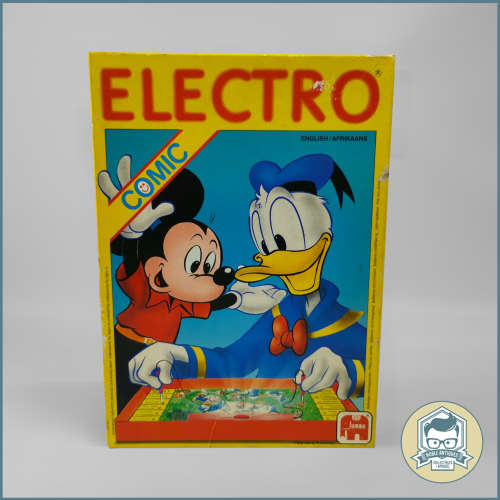 Vintage Boxed 1982 Jumbo Electro Comic learning board game - English / Afrikaans!!!
