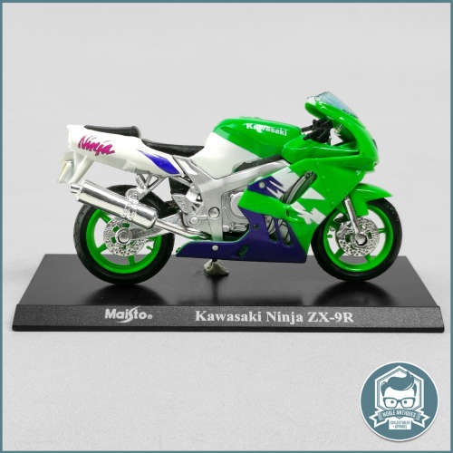 Detailed Die Cast Maisto Kawasaki Ninja ZX-9R Scale 1:18!!!