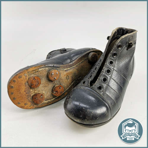 RARE!!! Vintage Genuine Leather Kiddies Rugby/Football Shoes!!!