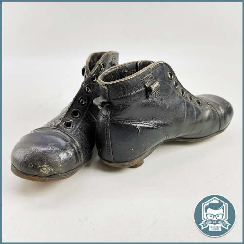RARE!!! Vintage Genuine Leather Kiddies Rugby/Football Shoes!!!