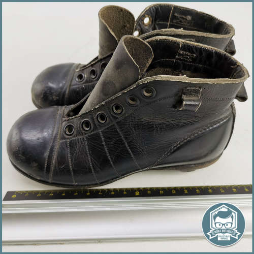 RARE!!! Vintage Genuine Leather Kiddies Rugby/Football Shoes!!!