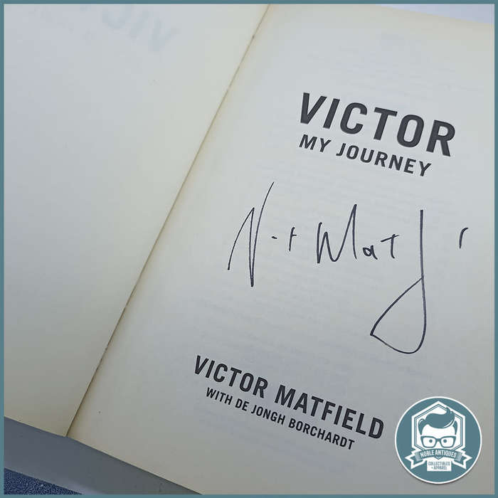 Autographed!!! Victor: My Journey Book by De Jongh Borchardt and Victor Matfield!!!