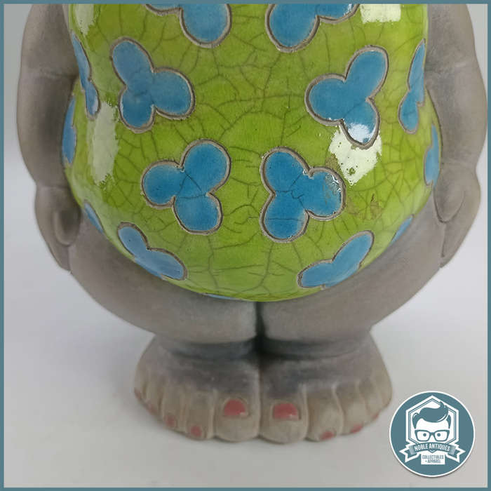Large Raku South Africa Ms Potbelly Swimmer!!!