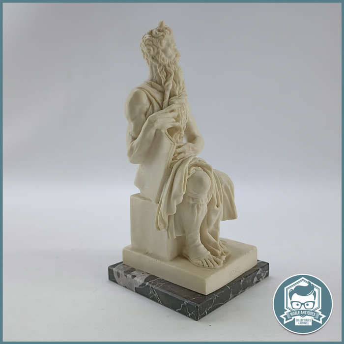 Vintage Michelangelo Mosé Sculpture Signed by A. Santino!!!