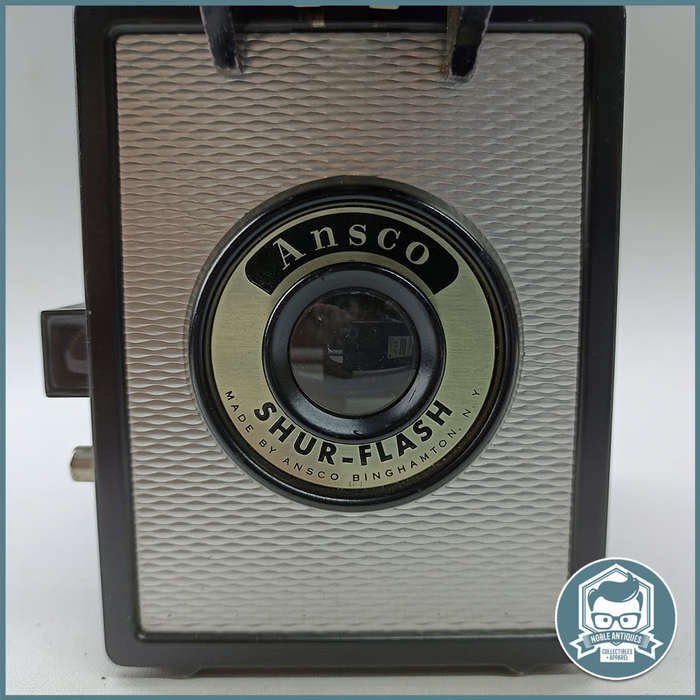 Vintage 1950`s Ansco Shur Box Camera and Flash!!!
