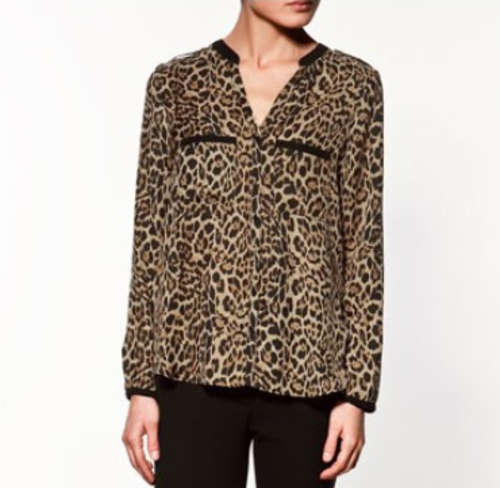 Big promotion! Leopard print long sleeve shirt, size s and M