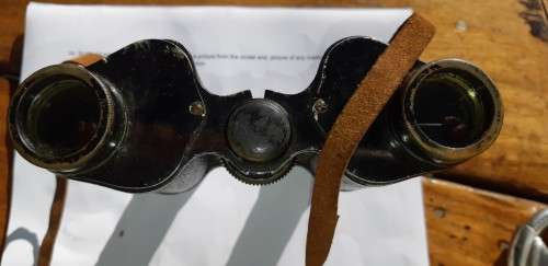 Vintage Binoculars in original leather casing