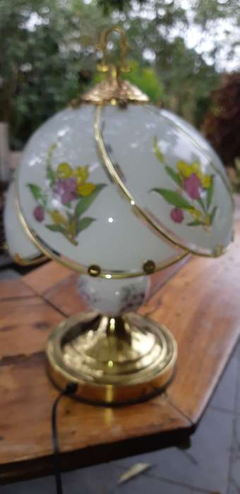 Vintage Art Deco Glass Desk lamp