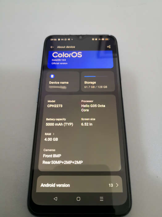 OPPO A54s  CPH 2273 with accessories  for mobile phone
