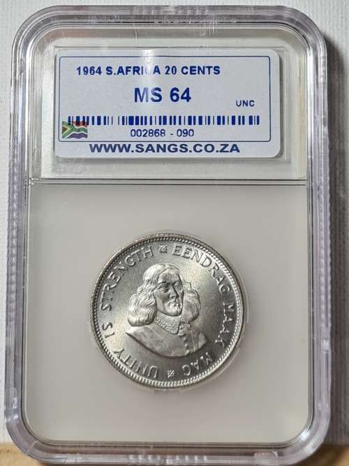 1964 MS64 - 20 Cent