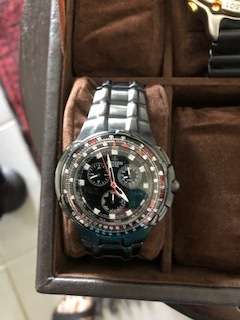 2 watches in watch box