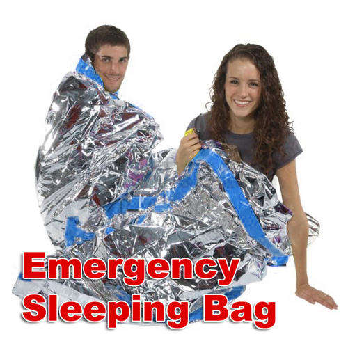 Emergency foil sleeping bag