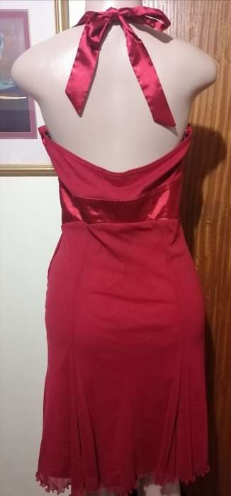 Red Rose Detailed Dress